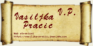 Vasiljka Pracić vizit kartica
